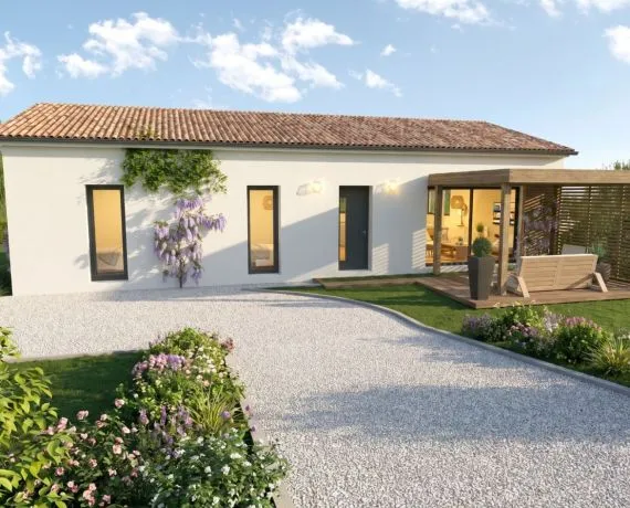 Projet de construction d'une maison 95 m² avec terrain à CHANCELADE (24)