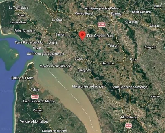 Terrain à bâtir de 589 m² à MEURSAC (17)