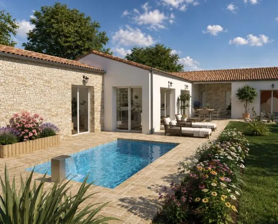 Projet de construction d'une maison 118 m² avec terrain à GRANDJEAN (17)