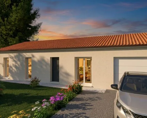 Projet de construction d'une maison 96 m² avec terrain à SAINT-PANTALEON-DE-LARCHE (19)