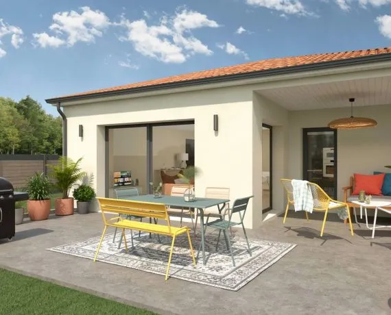 Maison neuve de 80 m² à SAINT-JUNIEN (87), livraison pour Novembre 2026.