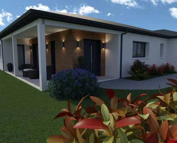 Projet de construction d'une maison 113.64 m² avec terrain à SAINT-JUNIEN (87)