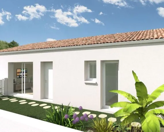Projet de construction d'une maison 70 m² avec terrain à BALANZAC (17)