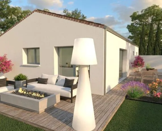 Projet de construction d'une maison 90 m² avec terrain à ANGLIERS (17)