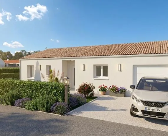 Projet de construction d'une maison 89 m² avec terrain à SAINT-AUGUSTIN (17)