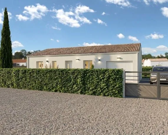 Projet de construction d'une maison 72 m² avec terrain à BOIS (17)
