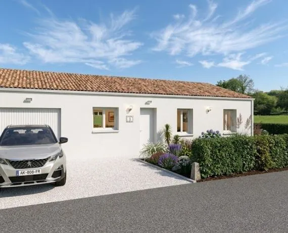 Projet de construction d'une maison 78 m² avec terrain à SAINT-PALAIS-SUR-MER (17)