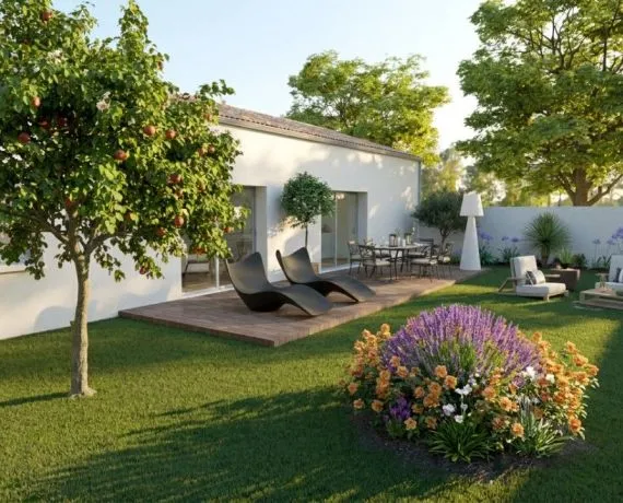 Projet de construction d'une maison 90 m² avec terrain à SAINTE-SOULLE (17)